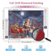 HUACAN Diamond Painting Kit – Santa Express Train Kit Pintura com Diamantes HUACAN – Trem do Papai Noel – foto 2