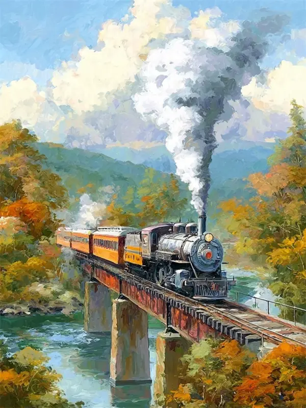 Mountain Train Bridge