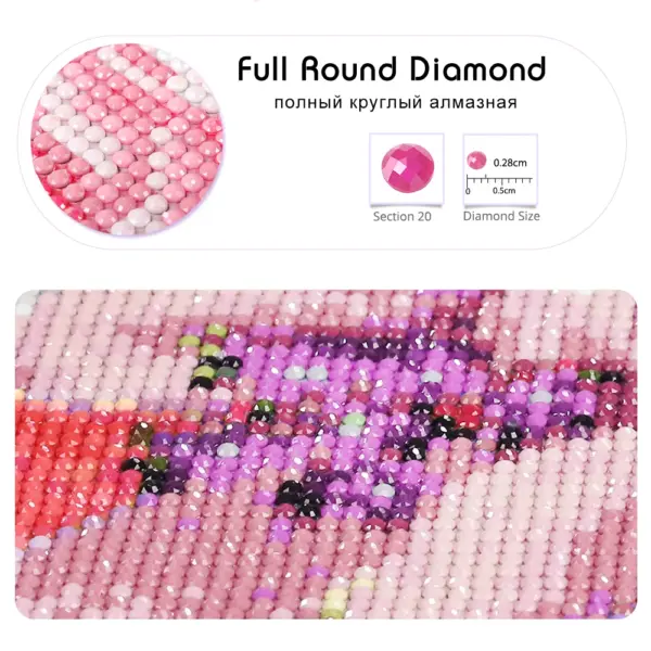 HUACAN Custom Photo Diamond Painting Kit – Wall Art – photo 2