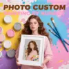 Pintura por Números Personalizada HUACAN — Kit Casal