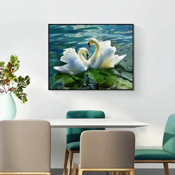 HUACAN Diamond Painting Kit – Graceful Swan HUACAN Diamond Painting Kit – Graceful Swan – photo 5