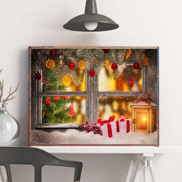 HUACAN Diamond Painting Kit – Christmas Candle – photo 5