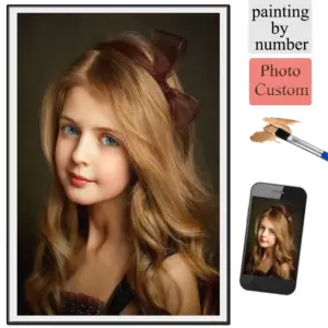 HUACAN Custom Photo Paint by Numbers – Canvas Kit
