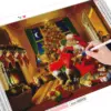 HUACAN Diamond Painting Kit – Santa Claus Wall Art – photo 4