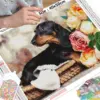 HUACAN Diamond Painting Kit – Dachshund Dog – photo 3