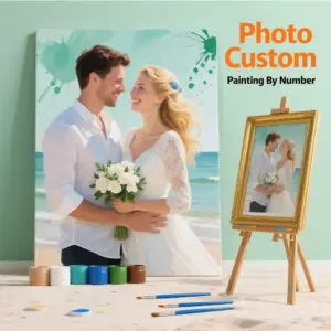 HUACAN Custom Photo Paint by Numbers – Home Decor