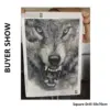 HUACAN Diamond Painting Kit – Monochrome Wolf HUACAN Diamond Painting Kit – Monochrome Wolf – photo 2