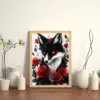 HUACAN Diamond Painting Kit – Rose Garden Fox HUACAN Diamond Painting Kit – Rose Garden Fox – photo 3
