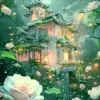 HUACAN Diamond Painting Kit – Rose Cottage – photo 2