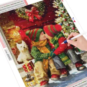 HUACAN Diamond Painting Kit – Kids Christmas Room – photo 2