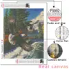 HUACAN Diamond Painting Kit – Eagle Portrait HUACAN Diamond Painting Kit – Eagle Portrait – photo 3