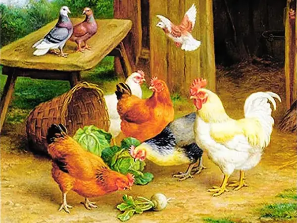 Barnyard Vegetable Basket
