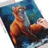 HUACAN Diamond Painting Kit – Winter Fox HUACAN Diamond Painting Kit – Winter Fox – photo 3