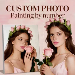 HUACAN Custom Photo Paint by Numbers – Treasured Kit