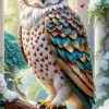 HUACAN Diamond Painting Kit – Wise Owl – photo 2