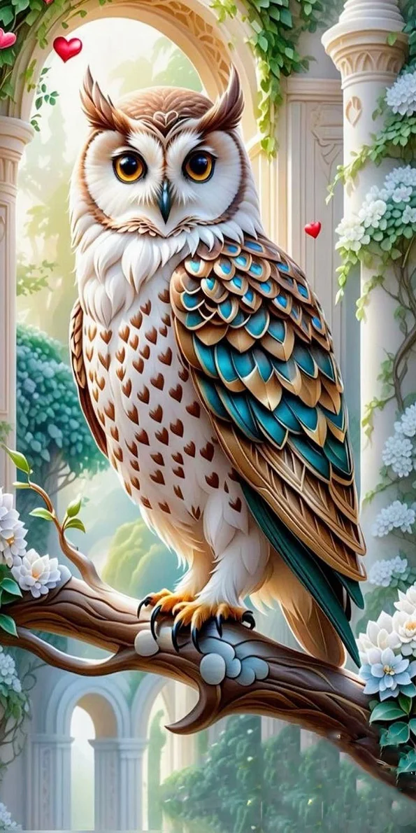 HUACAN Diamond Painting Kit – Wise Owl – photo 2