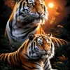 HUACAN Diamond Painting Kit – Jungle Tiger – photo 2