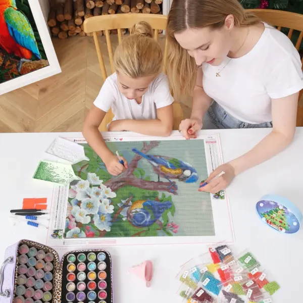HUACAN Diamond Painting Kit – Garden Birds HUACAN Diamond Painting Kit – Garden Birds – photo 4