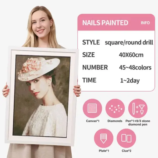 HUACAN Custom Photo Diamond Painting Kit – Wall Art – photo 4