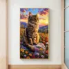 HUACAN Diamond Painting Kit – Cat Flower Fantasy – photo 3