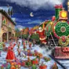 Kit Pintura com Diamantes HUACAN – Trem do Papai Noel – foto 2