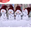 HUACAN Diamond Painting Kit – Frosty Snowman