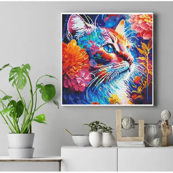 HUACAN Diamond Painting Kit – Playful Cat HUACAN Diamond Painting Kit – Playful Cat – photo 6