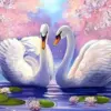 HUACAN Diamond Painting Kit – Graceful Swan – photo 2