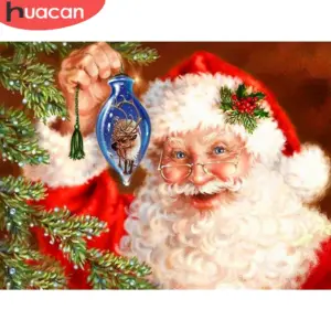 HUACAN Diamond Painting Kit – Santa’s Portrait