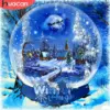 HUACAN Diamond Painting Kit – Winter Snow Globe HUACAN Diamond Painting Kit – Winter Snow Globe