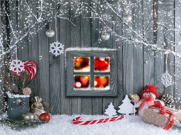 Snowy Lantern Window
