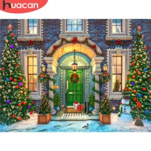 HUACAN Diamond Painting Kit – Christmas Front Door
