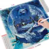 HUACAN Diamond Painting Kit – Winter Snow Globe HUACAN Diamond Painting Kit – Winter Snow Globe – photo 2