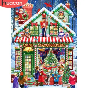 HUACAN Diamond Painting Kit – Christmas Toy Shop
