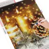 HUACAN Christmas Candle Diamond Painting Kit – photo 3