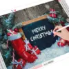 HUACAN Christmas Bear & Window Diamond Painting Kit HUACAN Christmas Bear & Window Diamond Painting Kit – photo 3