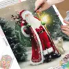 HUACAN Diamond Painting Kit – Woodland Santa – photo 2