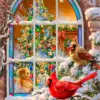 HUACAN Christmas Cardinal Diamond Painting Kit – photo 2