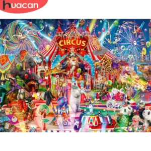 HUACAN Diamond Painting Kit – Circus Night