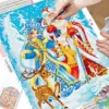 HUACAN Father Frost & Snow Maiden Diamond Painting Kit HUACAN Father Frost & Snow Maiden Diamond Painting Kit – photo 3