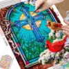 HUACAN Christmas Cardinal Diamond Painting Kit – photo 4