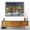 HUACAN Vintage Christmas Village Diamond Painting Kit HUACAN Vintage Christmas Village Diamond Painting Kit – photo 6