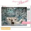 HUACAN Diamond Painting Kit – Snowy Forest Deer HUACAN Diamond Painting Kit – Snowy Forest Deer – photo 2