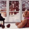 HUACAN Christmas Bear & Window Diamond Painting Kit – photo 2