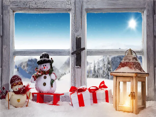 Snowman Window