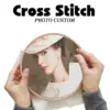 HUACAN Personalized Photo Cross Stitch Embroidery Set