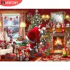 HUACAN Diamond Painting Kit – Santa’s Christmas Eve