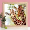 HUACAN Diamond Painting Kit – Giraffe Portraits – photo 4