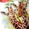 HUACAN Diamond Painting Kit – Giraffe Portraits