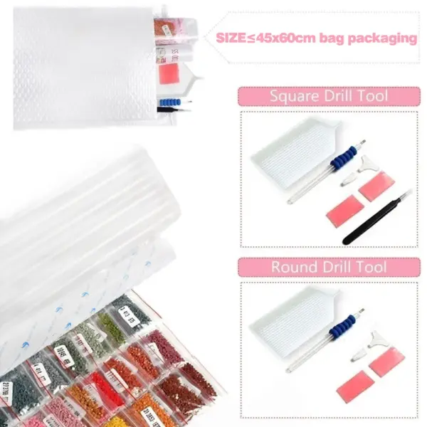 HUACAN Diamond Painting Kit – Buttons in a Jar – photo 6